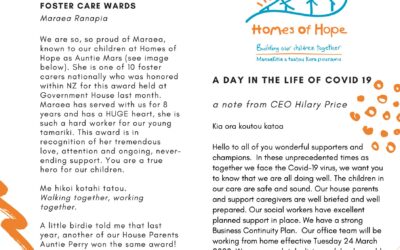 Homes of Hope Newsletter – A Quarterly Newsletter – The Autumn Edition